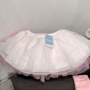 New w Tag Tutu white w Design Size 7/8